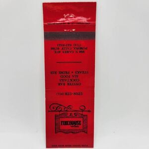 Vintage Matchbook Firehouse Inn Restaurant 998 N. Garey Ave. Pomona California